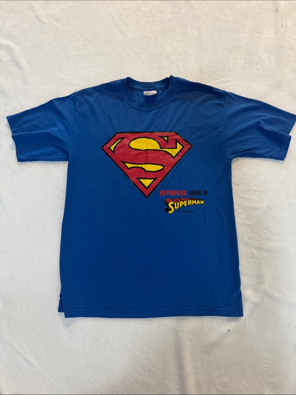 Vintage 1998 Mens Small Superman T-shirt